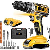 Imagem do produto Furadeira e Parafusadeira 48V 1.3Ah Amarela, Torqu...