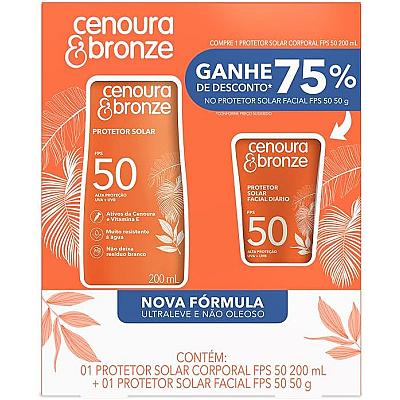 Imagem do produto Kit Cenoura & Bronze Protetor Solar 200ml+ Proteto...