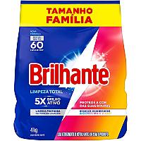 Imagem do produto Brilhante Lava-Roupas Em Pó Tamanho Família 4 Kg (...