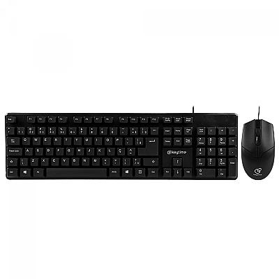 Imagem do produto Combo Teclado e Mouse Keytime Minimal, USB, Preto,...