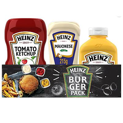 Imagem do produto Heinz Pack Hamburguer Ketchup 397G + Maionese 215G...