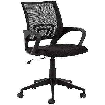 Imagem do produto Cadeira de Escritório Secretária Base Preta com Ro...