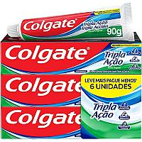 Imagem do produto Creme Dental Tripla Ação Colgate Menta Original 6...