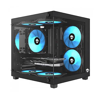 Imagem do produto Gabinete Gamer Ninja Ryomaru, Mini Tower, Vidro Te...