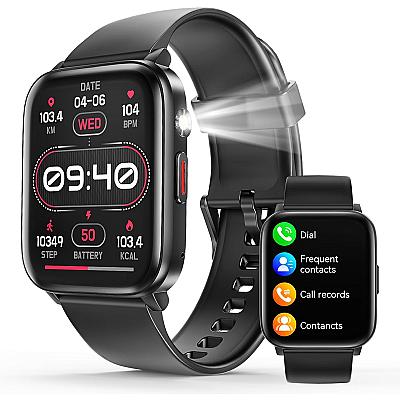 Imagem do produto Smartwatch com Tela Sensível ao Toque 1,83", Resis...