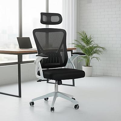 Imagem do produto Cadeira de Escritório Ergonômica Giratória, Encost...