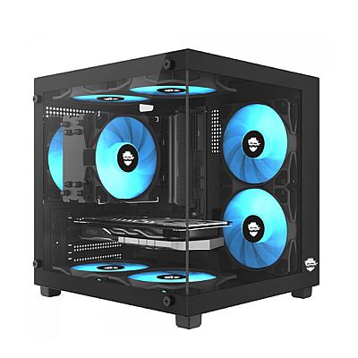 Imagem do produto Gabinete Gamer Ninja Ryomaru, Mini Tower, mATX, Co...