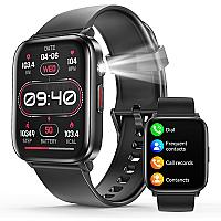 Imagem do produto Smartwatch Preto com Tela Sensível ao Toque 1,83",...