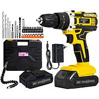 Imagem do produto Furadeira e Parafusadeira de Impacto Sem Fio 21V c...