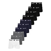 Imagem do produto Kit 10 Cuecas Boxer Lisa Polo Wear -Sortido