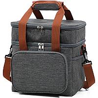 Imagem do produto Bolsa Termica Marmita Lancheira Grande Alça Ombro...