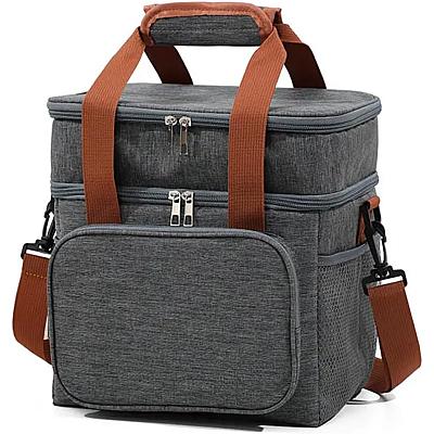 Imagem do produto Bolsa Termica Marmita Lancheira Grande Alça Ombro...