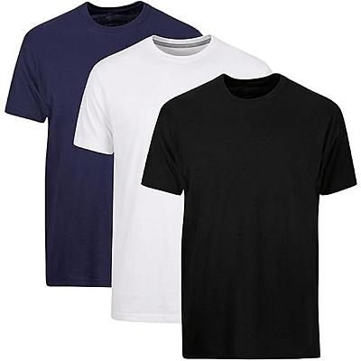 Imagem do produto Polo Wear Kit 3 Camisetas Básicas Masculinas 100%...