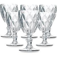 Imagem do produto Jogo Transparente de 6 Taças de Vidro Diamond