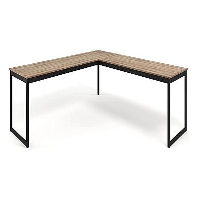 Imagem do produto Mesa Em L Industrial Escrivaninha De Canto Nórdico...