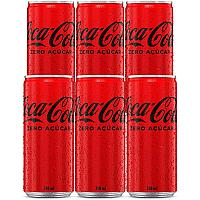 Imagem do produto Pack de Coca Cola 310ml 6 unid Sem Açúcar Lata