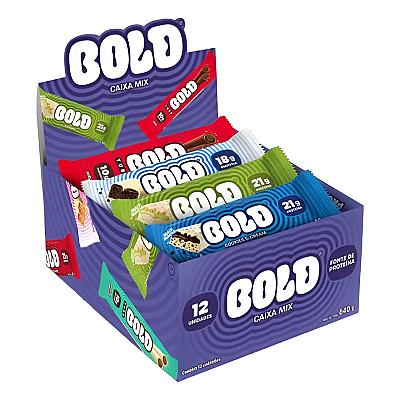 Imagem do produto Barra De Proteína Bold Snacks Caixa Mix - Caixa Co...