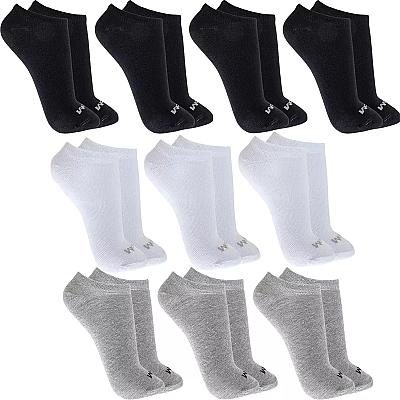 Imagem do produto Kit 10 Pares Meias Mash Invisível, Esportiva Algod...