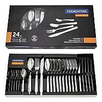 Imagem do produto Faqueiro Tramontina Búzios Em Aço Inox Com Detalhe...