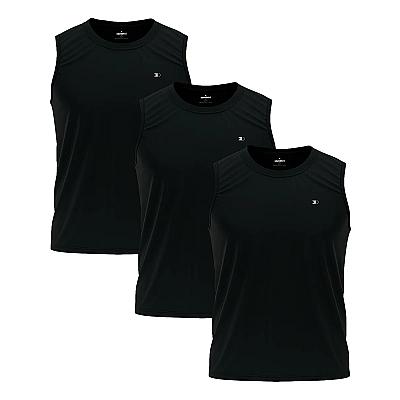 Imagem do produto Kit 3 Camisas Regatas Dry-fit Masculina Sandrini A...