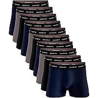 Imagem do produto Sandrini Kit 10 Cuecas Boxer Masculinas Algodão Co...