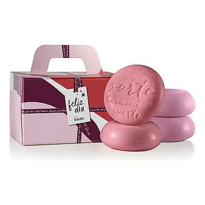 Imagem do produto Natura Tododia kit 4 sabonetes Banho de Prosperida...