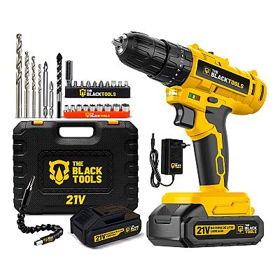 Imagem do produto Parafusadeira Furadeira De Impacto The Black Tools...