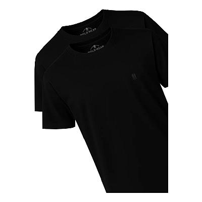 Imagem do produto Kit 2 Camisetas Básicas Masculinas Polo Wear Preto