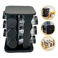 Imagem do produto Porta temperos e condimentos giratório 12 peças vi...