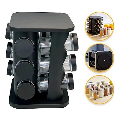 Imagem do produto Porta temperos e condimentos giratório 12 peças vi...