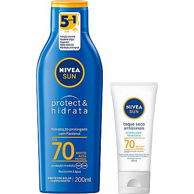 Imagem do produto NIVEA SUN Protetor Solar Protect & Hidrata FPS 70...