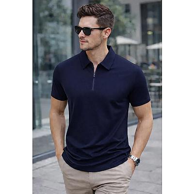 Imagem do produto Camisa Polo Masculina Tecido Tech Confortavel -Cas...