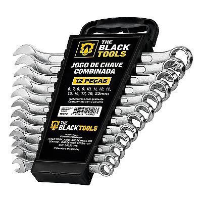 Imagem do produto Jogo De Chave Boca E Estrela Combinada 12 Pçs Aço...