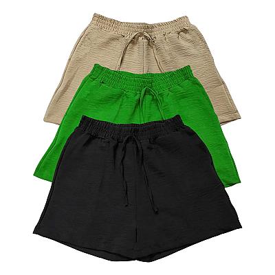 Imagem do produto Kit 3 Shorts Feminino Basico Cintura Alta - Confor...