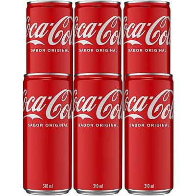 Imagem do produto 310 ML Pack de COCA-COLA LATA 6 unid