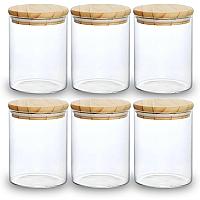 Imagem do produto Kit 06 Potes de Mantimentos Herméticos 300ml Pote...