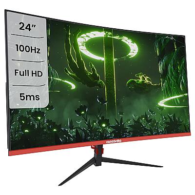 Imagem do produto Monitor Concórdia Gamer Curvo CZ238F 23.8", 100hz,...