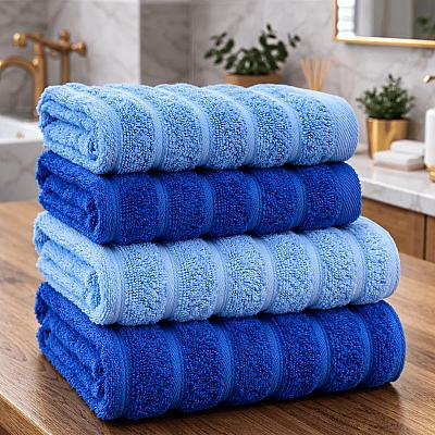 Imagem do produto Jogo De Toalhas Banho Gigante Algodão 4 Peças Gros...