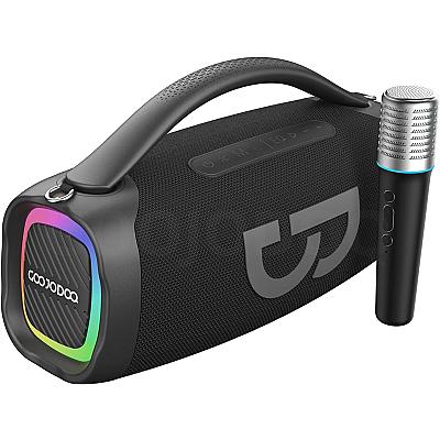 Imagem do produto Caixa de Som Bluetooth Portátil 50W com Microfone,...