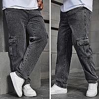 Imagem do produto Calça Cargo Masculina Jeans Cós De Elástico Street...