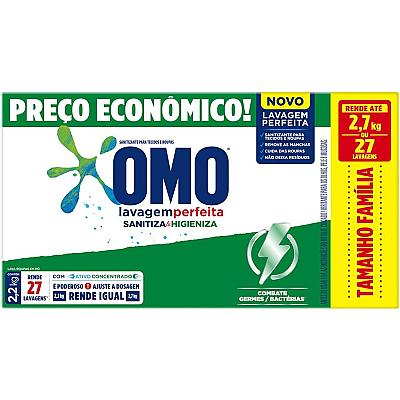 Imagem do produto OMO Omo Lavagem Perfeita Sanitiza & Higieniza de 2...