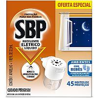 Imagem do produto Repelente Elétrico Líquido SBP 45 Noites Novo Apar...