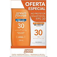 Imagem do produto Kit Cenoura e Bronze Protetor Solar Corpo FPS 30 2...