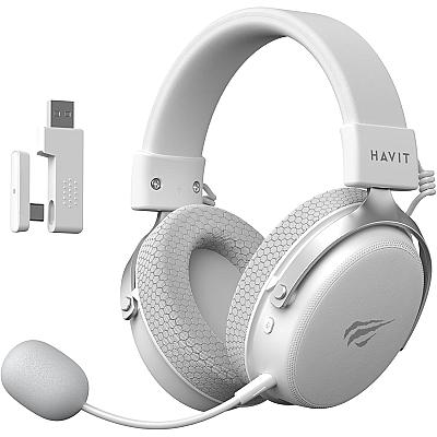 Imagem do produto Fone Gamer Havit H2015pro, Sem Fio, 5 Modos - Mult...