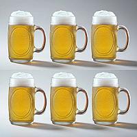 Imagem do produto Conjunto Com 6 Canecas De Chopp, Cerveja Bebida Vi...