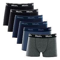 Imagem do produto Kit Com 6 Cueca Boxer Algodão Cotton Menino Elasti...