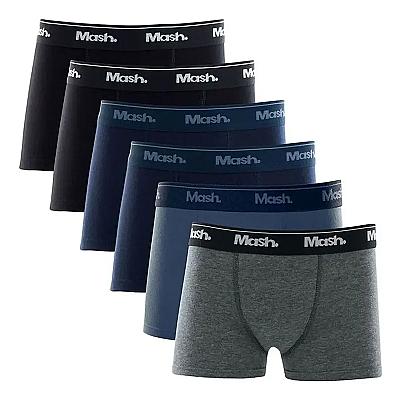 Imagem do produto Kit Com 6 Cueca Boxer Algodão Cotton Menino Elasti...