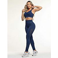 Imagem do produto Conjunto Legging + Top Selene Feminina S/costura A...