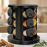 Imagem do produto Porta Condimentos Temperos Giratório 9 Potes De Vi...