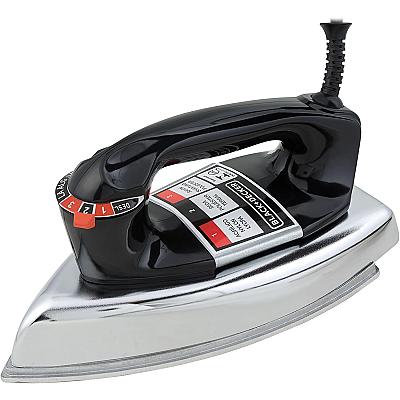Imagem do produto BLACK+DECKER Ferro de Passar Roupa a Seco, Metálic...